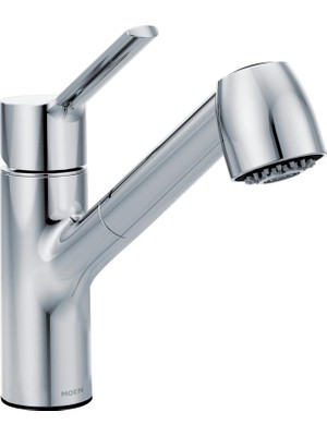 Moen 7585C Method One-Handle Pullout Modern Kitchen Faucet With Power Clean, Chrome