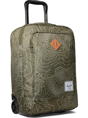 Herschel Heritage Softshell Carryon Unısex Kabin Boy Valiz 40082 Ivy Green Topography Std