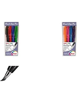 Pentel Sing Pen Brush - 4'lü Blister (F-P-S-V)