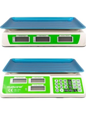 Svoria Store Powermaster PM-21807 40 kg Elektronik Terazi (2 gr Hassasiyet)