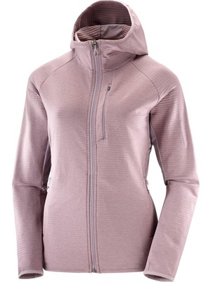 Salomon Essential Lightwarm Kadın Mor Fleece