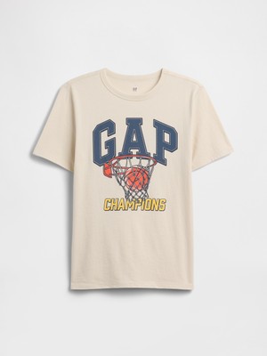 Gap Erkek Çocuk Bej Gap Grafik T-Shirt