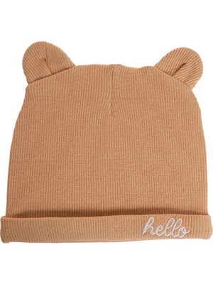 Hellobaby Erkek Bebek Şapka Yazı Baskılı