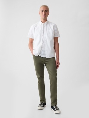 Gap Erkek Haki Gapflex Slim Fit City Max Jean Pantolon