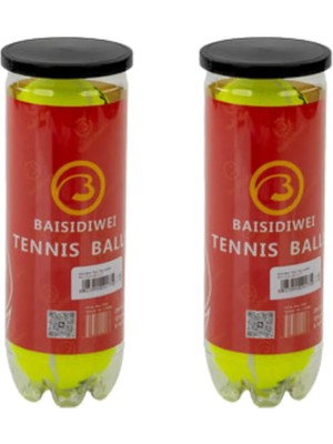 Mrt Teknik 6’lı Tenis Topu Seti Dayanıklı Yüksek Zıplama Performans Topları