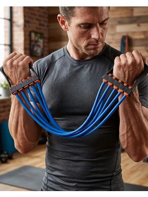 Mrt Teknik Fitness Direnç Lastiği Evde Spor Için Çok Amaçlı Egzersiz Bandı