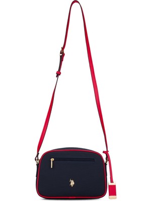 U.S. Polo Assn. Lacivert-Kırmızı Kadın Omuz Çantası US26275