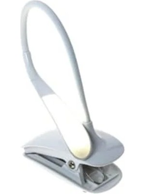 Esranın Dünyası Mandallı Kitap Okuma Lambası, Güçlü LED Işık, Şarjlı