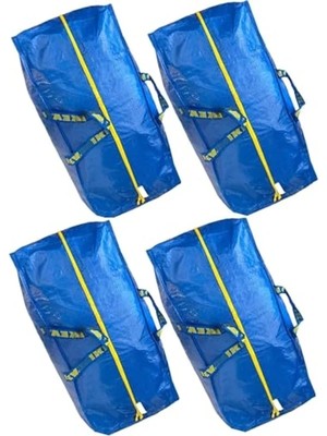 Esranın Dünyası Ikea 901.491.48 Frakta Saklama Çantası, Mavi, 4 Adet
