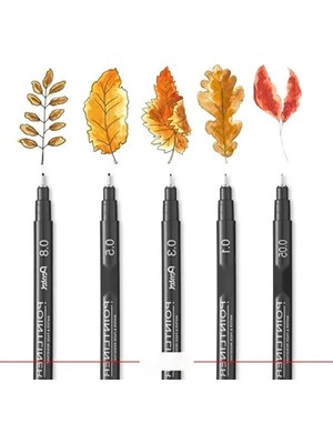 Esranın Dünyası Suya Dayanıklı 0.3 mm Fineliner Kalem, Siyah