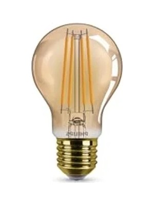 Esranın Dünyası Philips Ledclassic E27 Lamba, Altın, 40 W Yerine Geçer, Sıcak Beyaz (1800 Kelvin), Dekoratif Lamba