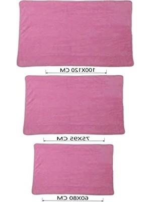 Esranın Dünyası Yumuşak Welsoft Peluş Kedi ve Köpek Battaniyesi - 80X60 Cm, Pembe
