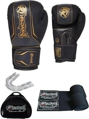 Esranın Dünyası Dragondo Lecy Boks Eldiveni Kickboks Muaythai Müsabaka Antreman Dragon Boks Eldiveni 3'li Set