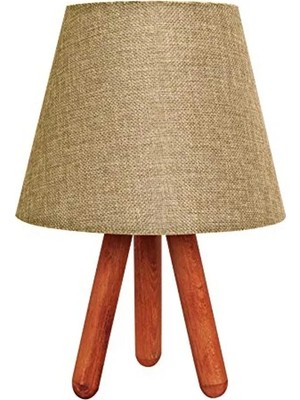 Esranın Dünyası Kilim Desenli Tripod Abajur Masa Lambası, Şık Tasarım