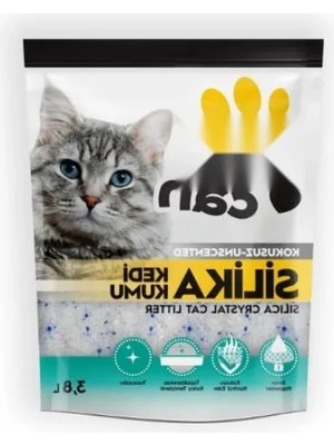 Esranın Dünyası 3 Adet Kokusuz Silika Kristal Kedi Kumu 3.8 Lt