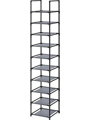 Esranın Dünyası 10 Raflı Ayakkabı Rafı, Metal Çerçeve ile Uzun Süreli Kullanım Sağlar
