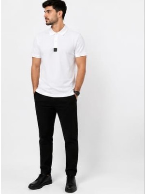 Hugo  Polo Yaka  Beyaz Regular Fit