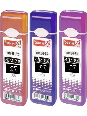 Esranın Dünyası 0.9 mm Kalem Ucu Seti, 72'li Paket, Çoklu Versatil Kalem Uçları