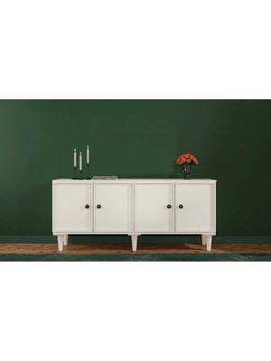 Miracool Zambak Konsol / Komple Mdf / Çok Amaçlı Dolap / Tv Ünitesi / Modern Tasarım