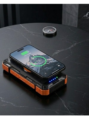 Güneş Enerjili 20.000 Powerbank - Lisinya