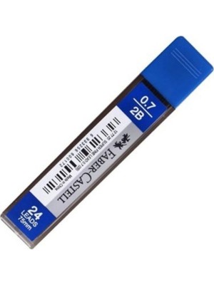 Ed Kırtasiye Faber Castell 0.7 mm 2B Min Süper Fine Lead Versatil Kalem Ucu 75 mm 24 Adet