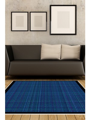 Alanur Home Kaymaz Dijital Mutfak & Salon Halı Star Pamuk Dokuma E5007