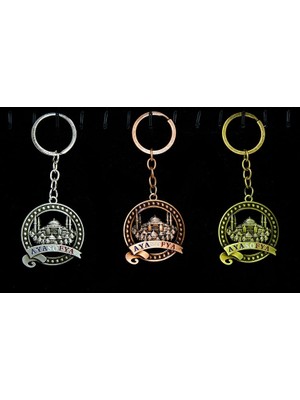 Lovesta Home Metal Ayasofya Anahtarlık
