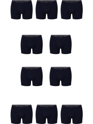 Maruf Shop 10 Adet Çoklu Paket Erkek Büyük Beden Redzone Likralı Bambu Boxer