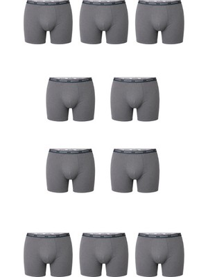 Maruf Shop 10 Adet Çoklu Paket Erkek Büyük Beden Redzone Likralı Bambu Boxer