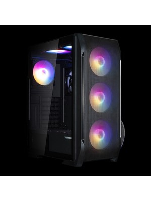 Zalman N7 Plus V2, 700W 80+, Mesh Panel, Tempered Glass, 6X120MM Rgb Fan, Atx Gamıng Kasa