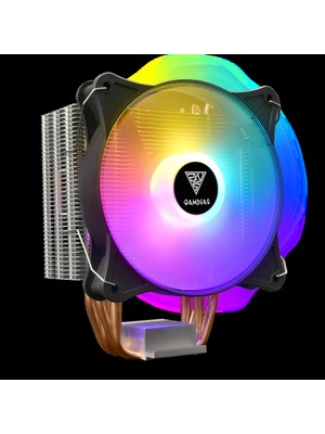 Gamdias Gamdıas Boreas E1-410 Lite, Argb, 120MM, Cpu  Kule Tipi Hava Soğutma, Doğrudan Temas Teknolojisine Sahip 4 Adet Gelişmiş Bakır Isı Borusu (Amd Am4 ve Intel Tüm Işlemciler ile Uyumlu)