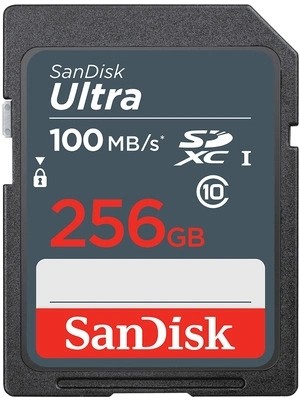 Sandisk Ultra 256GB Sdxc Memory Card 100MB/S