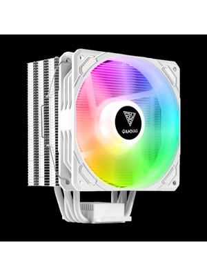 Gamdias Gamdıas Boreas E1-410 Wh, White Edition, 120MM, Cpu Kule Tipi Hava Soğutma, Doğrudan Temas Teknolojisine Sahip 4 Adet Gelişmiş Bakır Isı Borusu (Amd Am4-Am5 ve Intel Tüm Işlemciler ile Uyumlu)