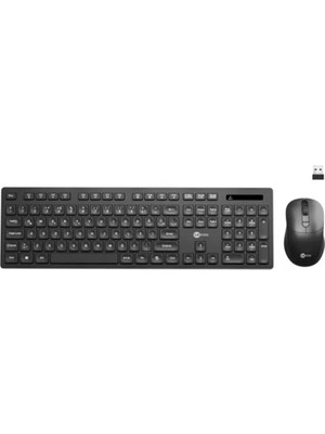 Lenovo Lecoo Türkçe Q Kablosuz Siyah Klavye/mouse Set KW201