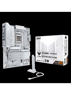 Asus Tuf Gamıng B850-PRO Wıfı7 W Neo, 4xddr5, 3x M.2, Hdmı, Dp, Type-C, Wi-Fi 7, Bluetooth V5.4, Am5 Soket Gamıng Anakart
