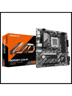 Gigabyte Gıgabyte B850M D3HP, 4xddr5, 2xm.2, 2xdp, Hdmı, Type-C, Am5 Soket Gamıng Anakart
