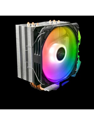 Gamdias Gamdıas Boreas E1-410, Argb, 120MM, Cpu  Kule Tipi Hava Soğutma, Doğrudan Temas Teknolojisine Sahip 4 Adet Gelişmiş Bakır Isı Borusu (Amd Am4-Am5 ve Intel Tüm Işlemciler ile Uyumlu)