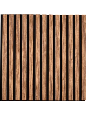 Masay Akustik Duvar Paneli - 60X280 cm -  Doğal Ceviz - 8 mm Kalınlık