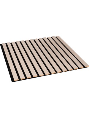 Masay Akustik Duvar Paneli - 60X280 cm - Bej Jüt - 8 mm Kalınlık