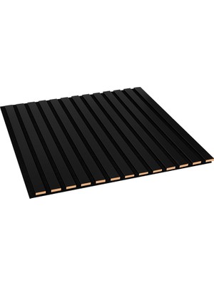 Masay Akustik Duvar Paneli - 60X280 cm - Siyah - 8 mm Kalınlık