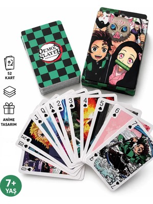 Iskambil Poker Kartı Anime Demon Slayer Figürlü
