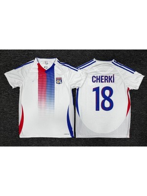 Rodak Spor Rayan Cherki 18 Lyon Nostalji Futbol T-Shirt