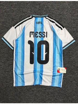 Rodak Spor Messi 10 Arjantin 2026 Dünya Kupası Ev Sahibi T-Shirt