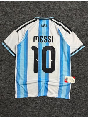Rodak Spor Messi 10 Arjantin 2026 Dünya Kupası Ev Sahibi T-Shirt