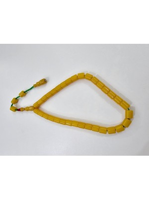 Zeyzun Usta Imzalı Sıkma Kehribar Tespih 9,5 x 10,5 mm