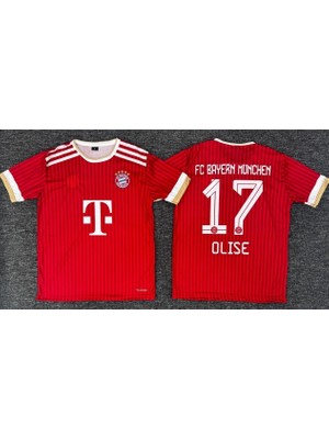 Rodak Spor Olise 17 Bayern Münih Yeni Sezon 2026/27 Futbol T-Shirt
