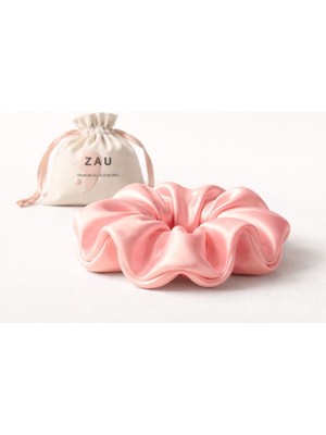 Zau %100 Saf Ipek Scrunchie Saç Tokası 1 Adet(Özel Kılıfı Ile)