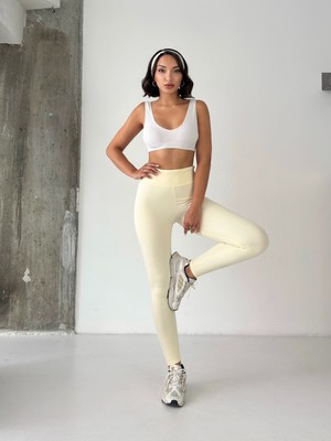 Opendo Pure Fit Yüksek Bel Esnek Toparlayıcı Kadın Spor Tayt