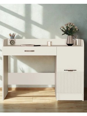 Miracool Menekşe Çalışma Masası / Komple Mdf / Modern Tasarım