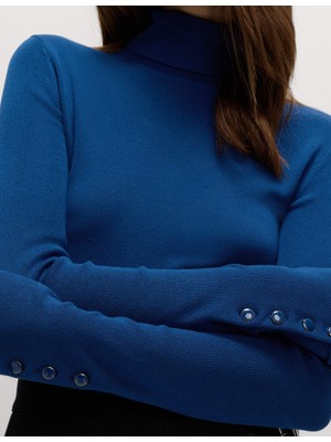 Marks & Spencer Fitilli Balıkçı Yaka Kazak
